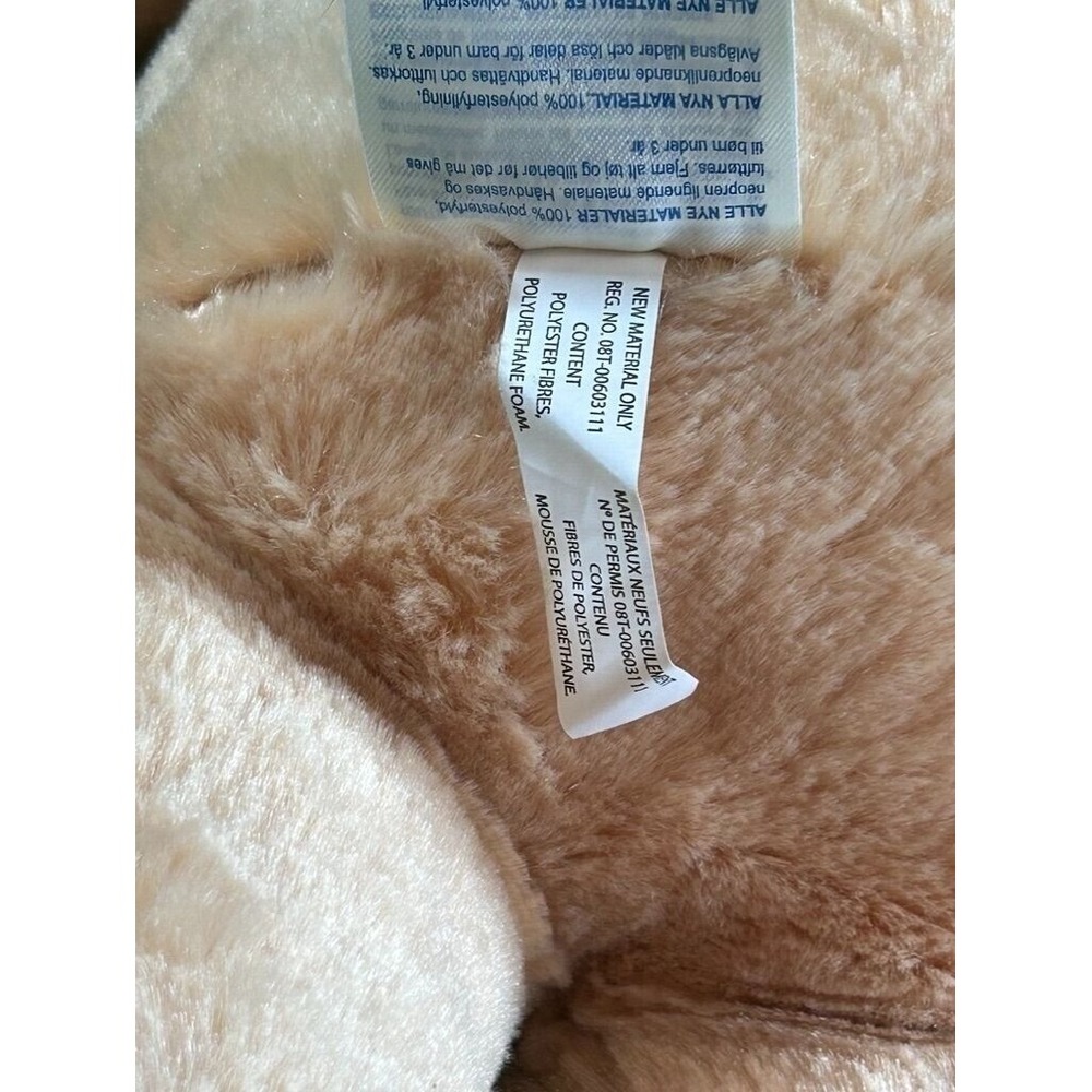 Build-A-Bear Workshop Tan Plush Dog With Brown Ears & Tail Stuffed Animal - Picture 5 of 6